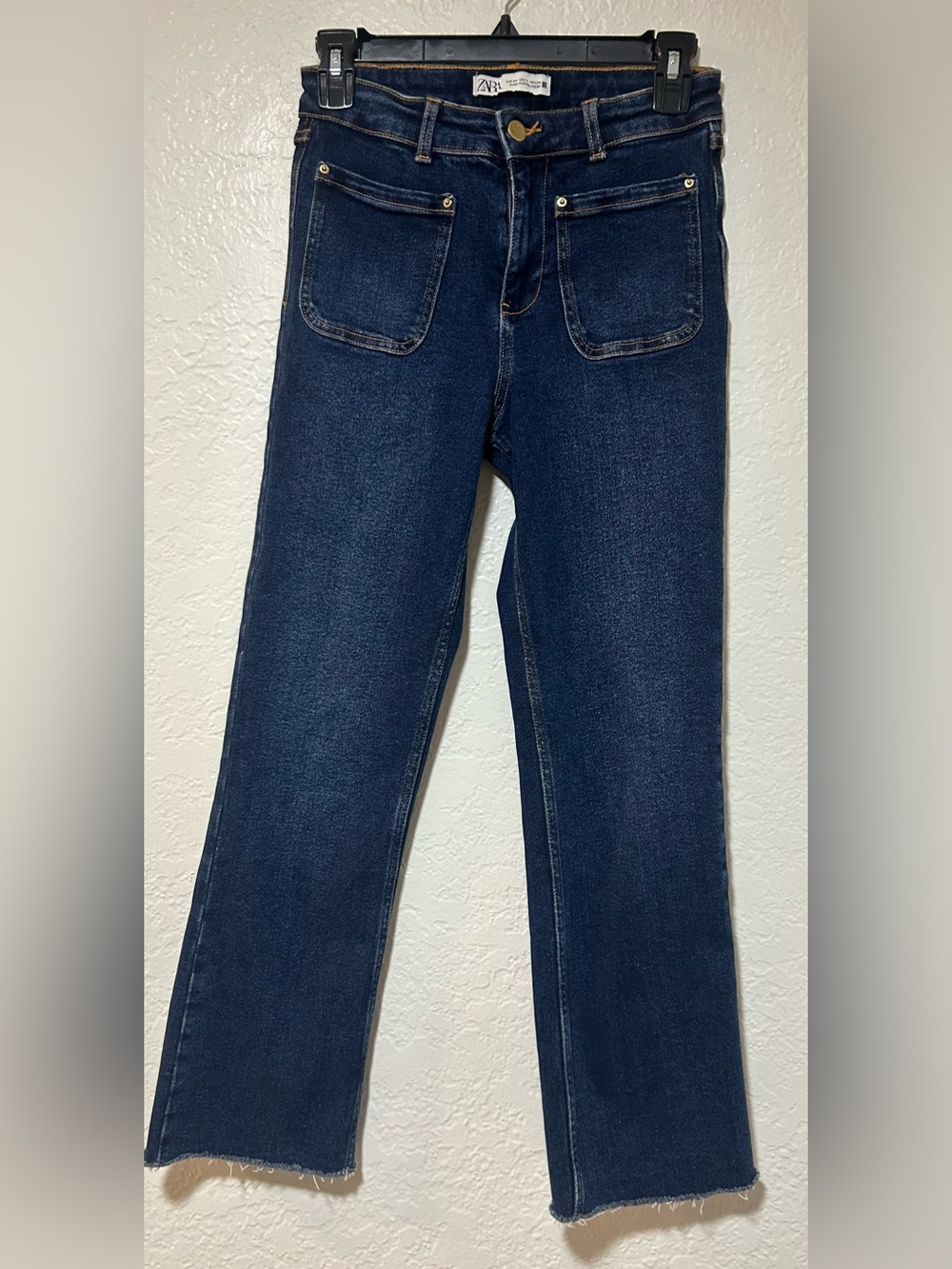 Zara Dark Blue Straight Leg Women’s Jeans
